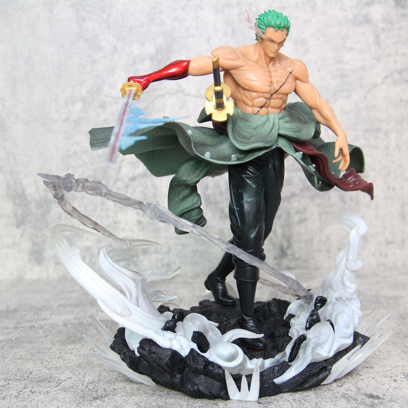Zoro Cloud Bottom Double Head 27cm Action Figure - One Piece