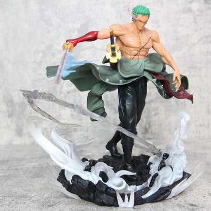 Zoro Cloud Bottom Double Head 27cm Action Figure - One Piece
