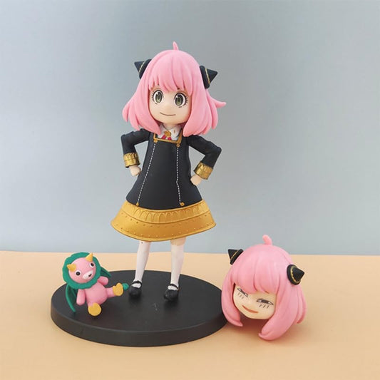 Spy x Family Anya 2 Interchangeable Head 15cm Action Figure  - Spy x Family
