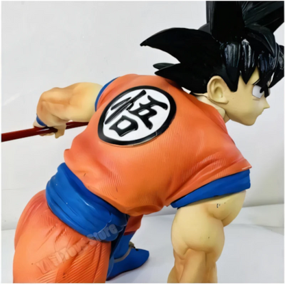 Son Goku sitting with Stick Action Figure - Dragon Ball Z