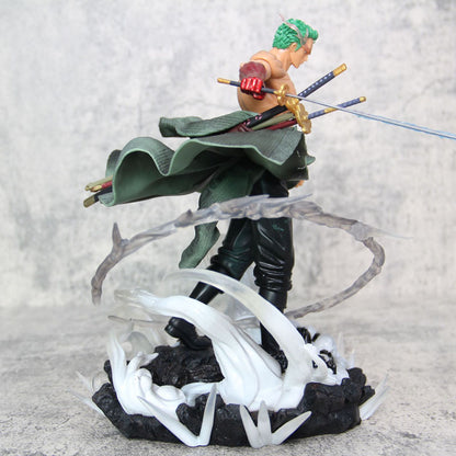 Zoro Cloud Bottom Double Head 27cm Action Figure - One Piece