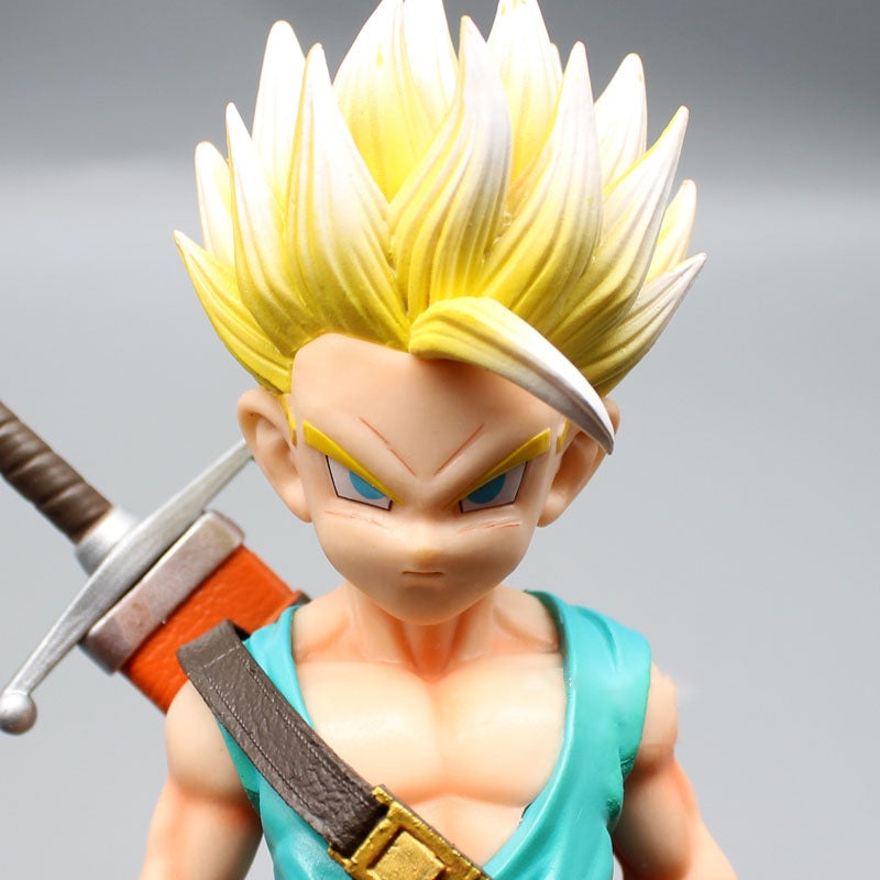 Trunks Dual Head Light Up Yellow Purple Hair 21cm Figure - Dragon Ball Z