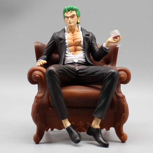 Roronoa Zoro Suit Sofa 14cm Action Figure - One Piece