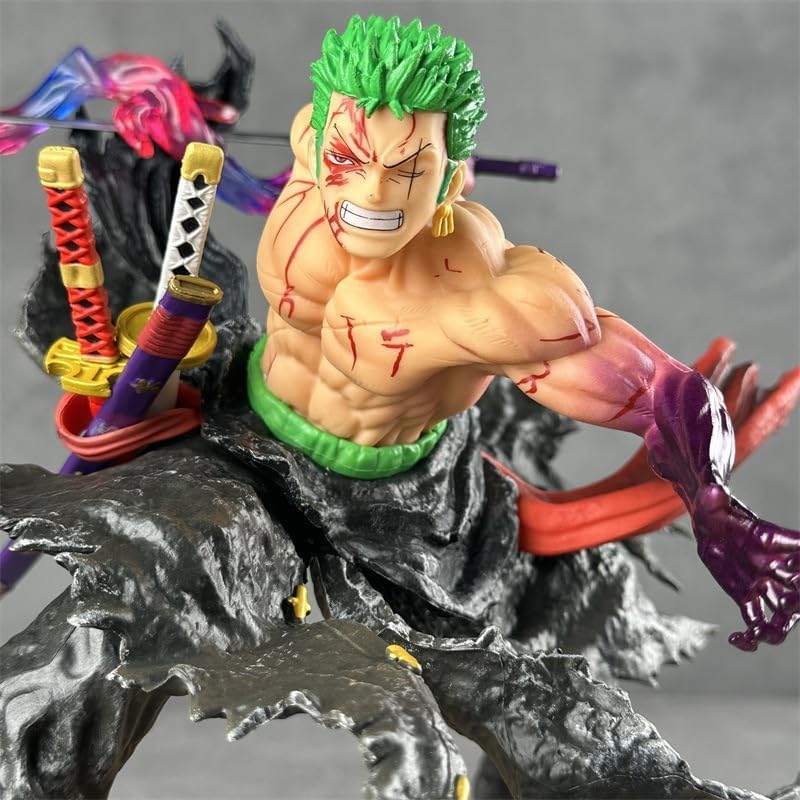 Drift Ichi Ryu Bus Blood Zoro 31cm Action Figure - One Piece