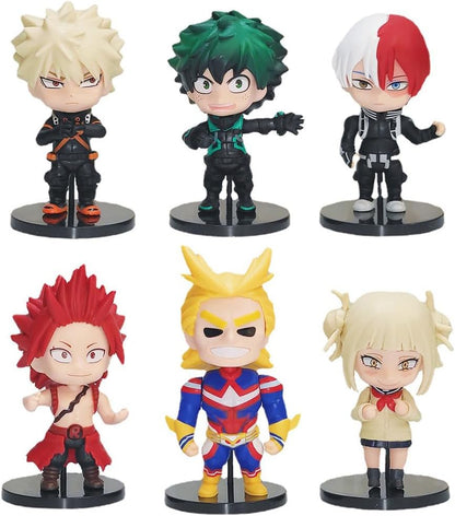 My Hero Academia Anime Figures 6pcsset 10-12cm - My Hero Academia