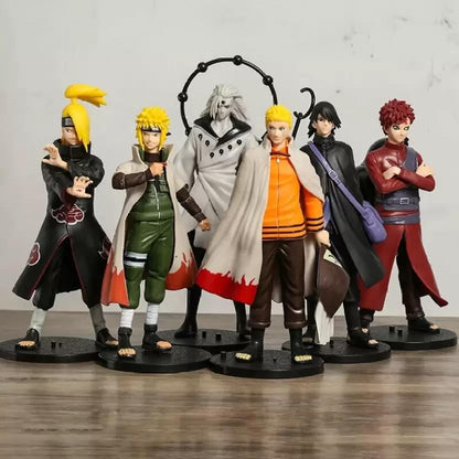 Naruto Set 6 Pc Big Action Figure  - Naruto