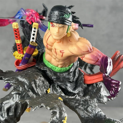 Drift Ichi Ryu Bus Blood Zoro 31cm Action Figure - One Piece