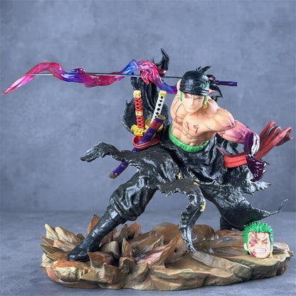 Drift Ichi Ryu Bus Blood Zoro 31cm Action Figure - One Piece