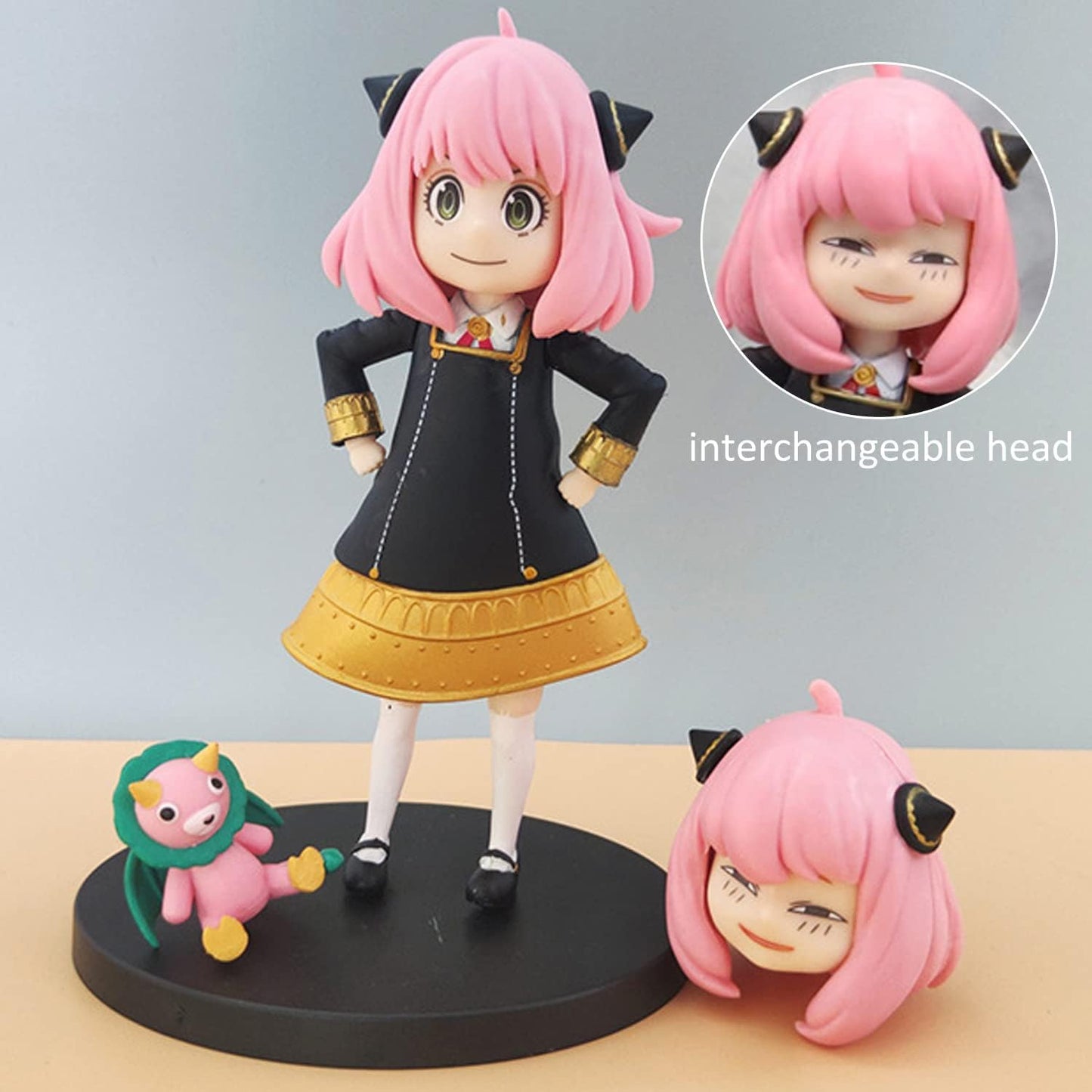 Spy x Family Anya 2 Interchangeable Head 15cm Action Figure  - Spy x Family