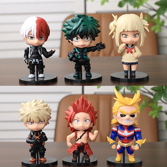 My Hero Academia Anime Figures 6pcsset 10-12cm - My Hero Academia
