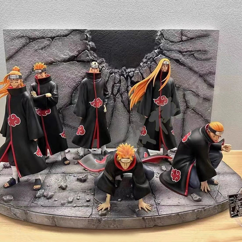 Naruto Shippuden Set of 6 24cm Action Figure - Naruto