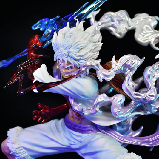 Gear 5 Luffy Sun God Nika LED Action Figure - One Piece
