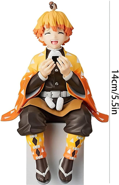 Zenitsu Sitting Eating 14cm - Demon Slayer