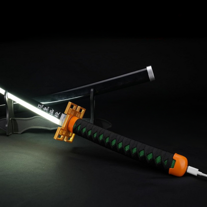 Tokito Muichiro Wooden LED Katana 104cm - Demon Slayer