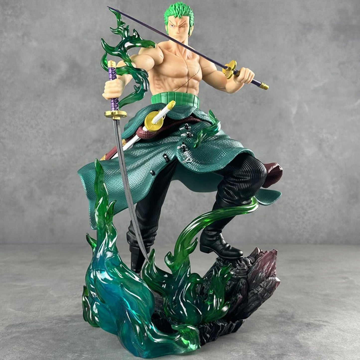 Zoro Swordman 3 Head Action Figure 31.5 cm Height - One Piece
