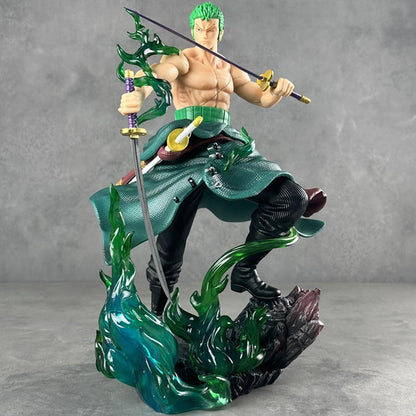 Zoro Swordman 3 Head Action Figure 31.5 cm Height - One Piece