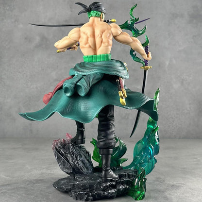 Zoro Swordman 3 Head Action Figure 31.5 cm Height - One Piece