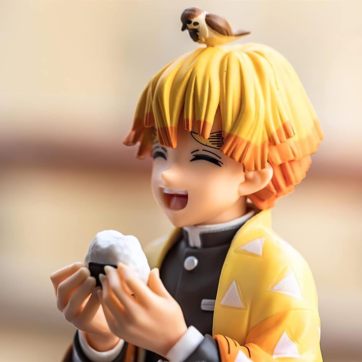 Zenitsu Sitting Eating 14cm - Demon Slayer