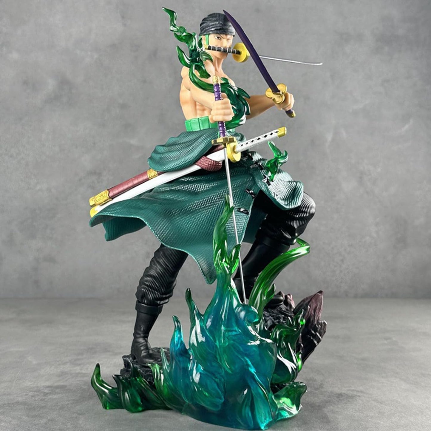 Zoro Swordman 3 Head Action Figure 31.5 cm Height - One Piece