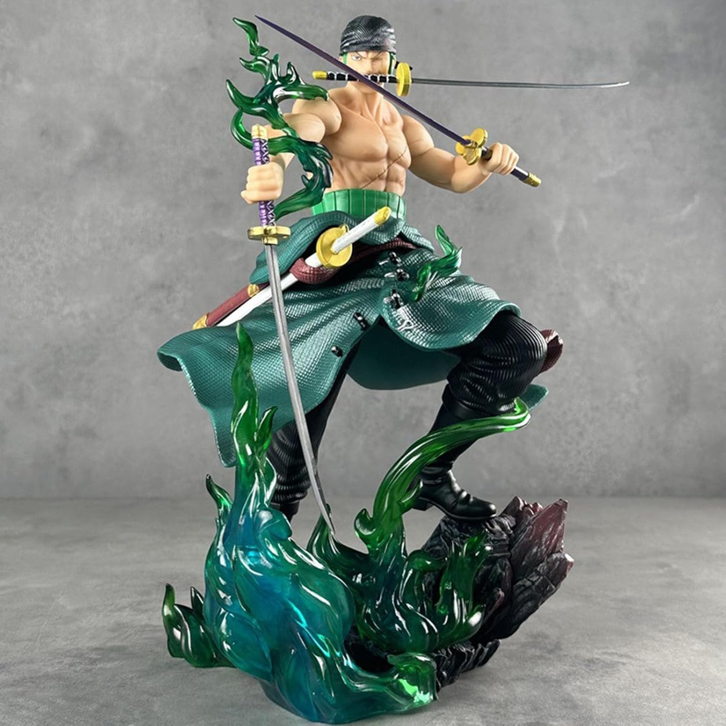 Zoro Swordman 3 Head Action Figure 31.5 cm Height - One Piece