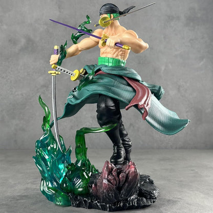 Zoro Swordman 3 Head Action Figure 31.5 cm Height - One Piece