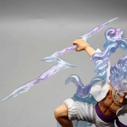 Luffy Sun God Dancing White Battle 27cm Figure - One Piece