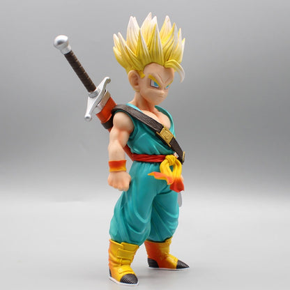 Trunks Dual Head Light Up Yellow Purple Hair 21cm Figure - Dragon Ball Z