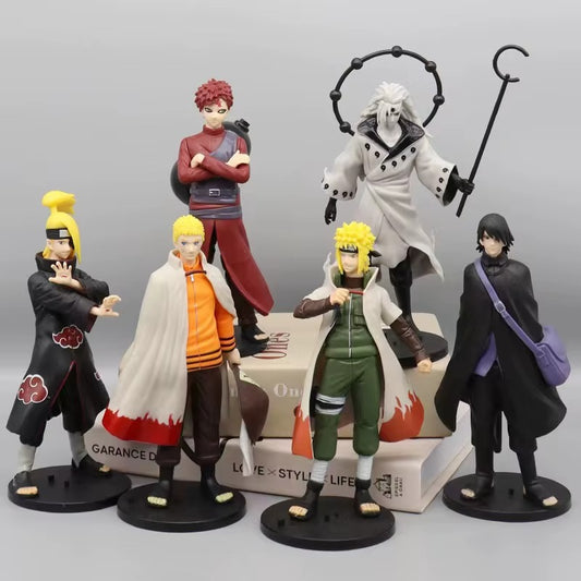 Naruto Set 6 Pc Big Action Figure  - Naruto
