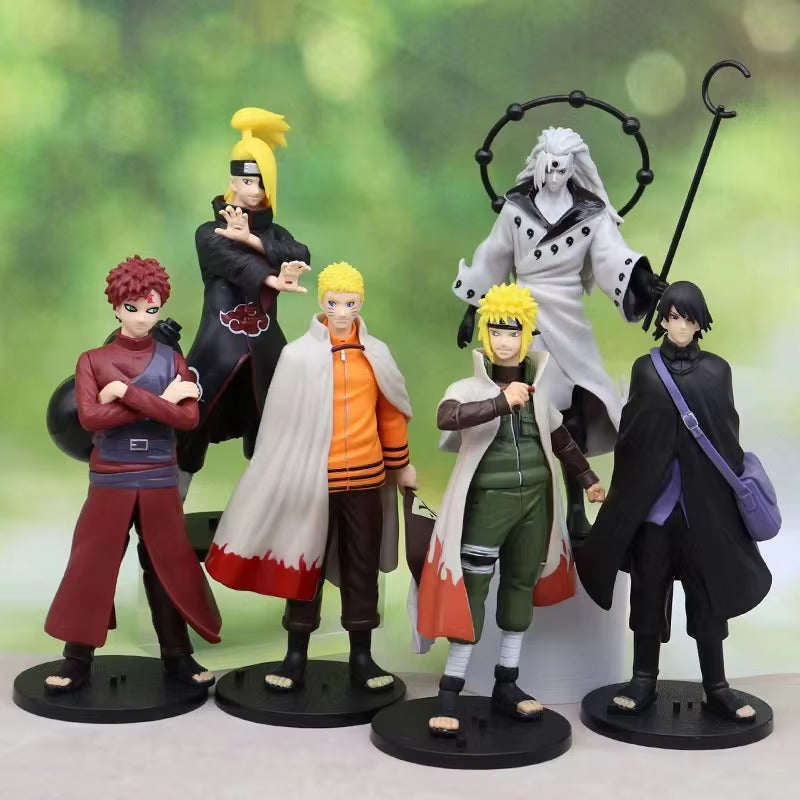 Naruto Set 6 Pc Big Action Figure  - Naruto