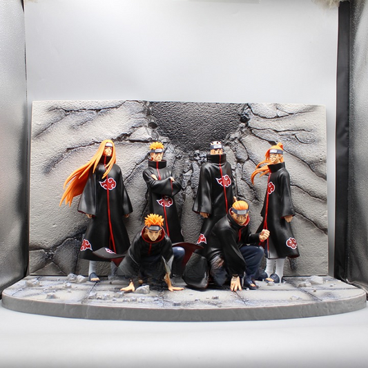 Naruto Shippuden Set of 6 24cm Action Figure - Naruto
