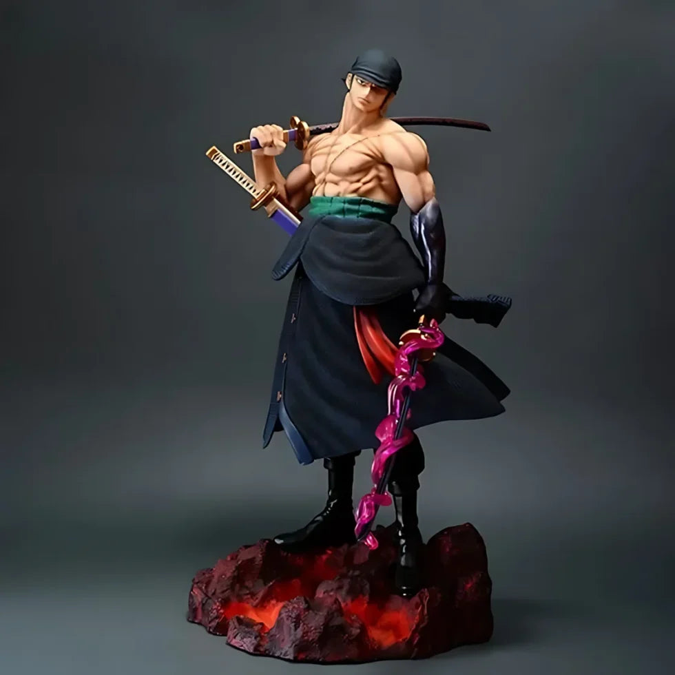 Zoro Lava Base with 4 Changeable Head 50cm - One Piece