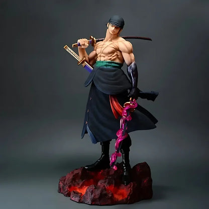 Zoro Lava Base with 4 Changeable Head 50cm - One Piece