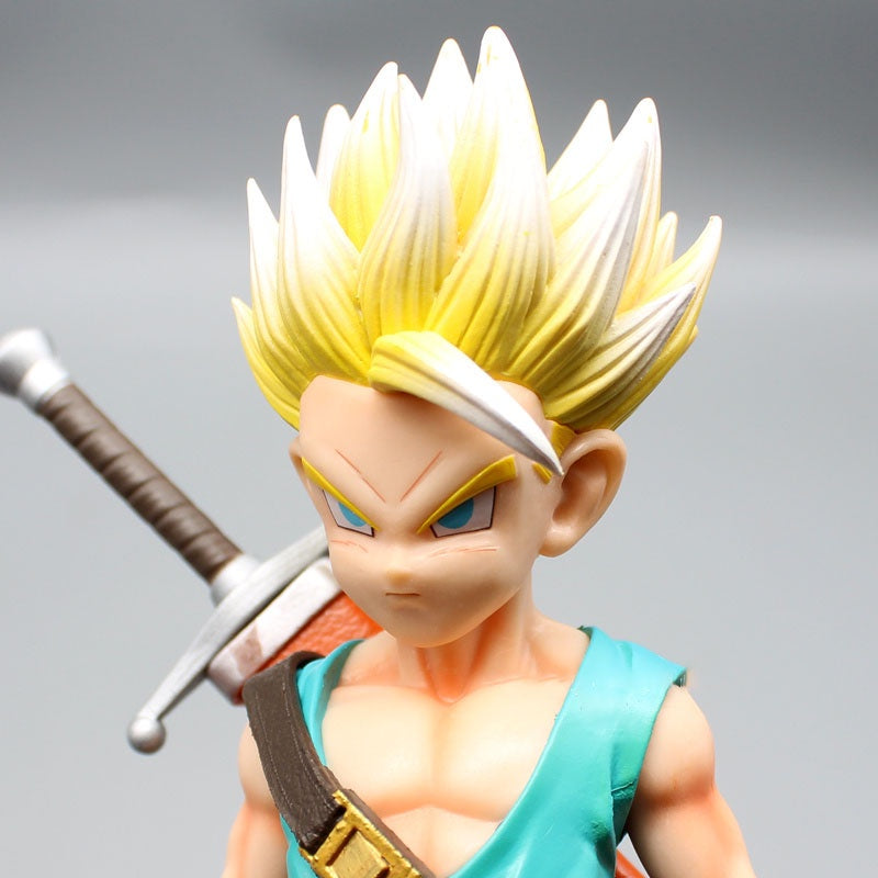 Trunks Dual Head Light Up Yellow Purple Hair 21cm Figure - Dragon Ball Z