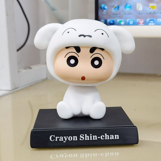 Shinchan Shero Suit Cute Bobblehead 12cm