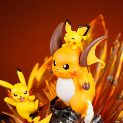 Ash Ketchum Greninja Family 26 cm Action Figure - Pokemon