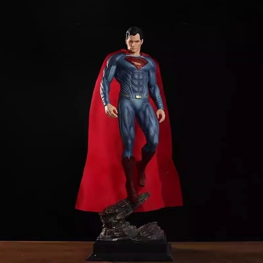 Superman with 2 head Rock Base 50cm - DC