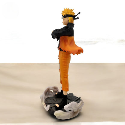 NARUTO SHIPPUDEN FIGURE SHINOBI UZUMAKI NARUTO WITH BOX 22 CM - Naruto