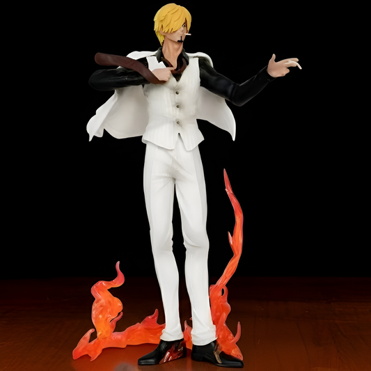 Sanji White Flaming Suit Action Figure 22cm - One Piece