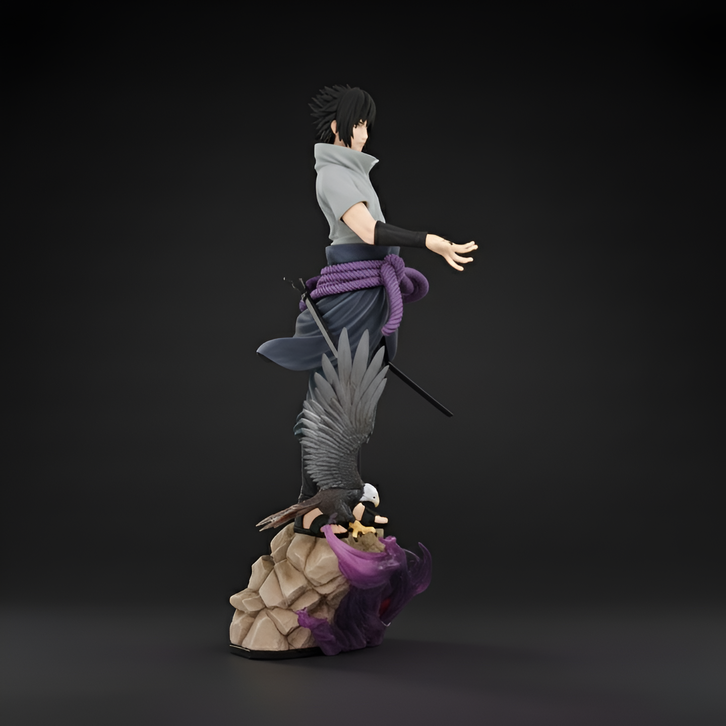 Sasuke Uchiha Naruto Shippuden Action Figure 38cm - Naruto