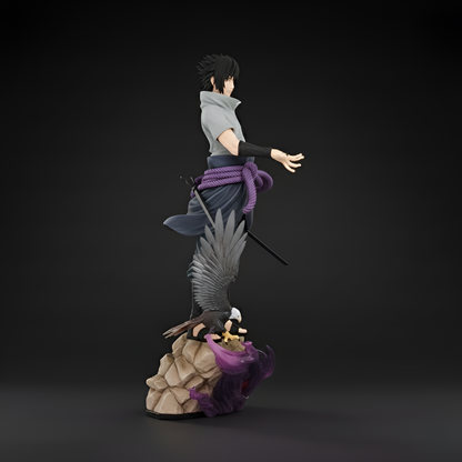 Sasuke Uchiha Naruto Shippuden Action Figure 38cm - Naruto