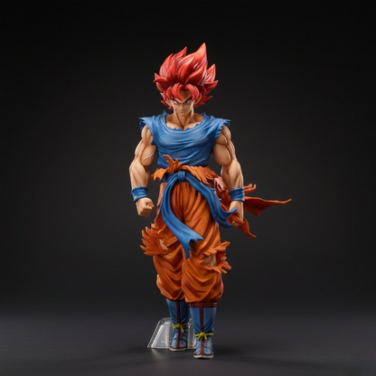 Son Goku Super Saiyan God Action Figure 28cm - Dragon Ball Z