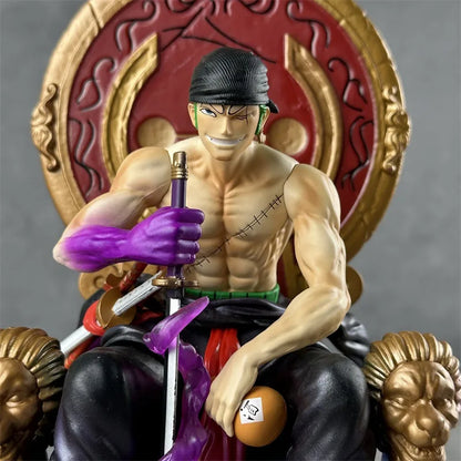 Zoro Roronoa Zoro Sitting On Throne 30cm Action Figure - One Piece
