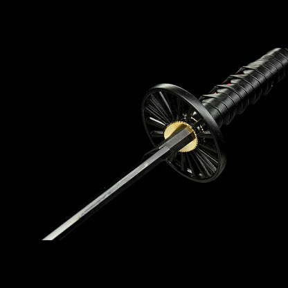 Tanjiro Kamado Black Katana 104cm - Demon Slayer