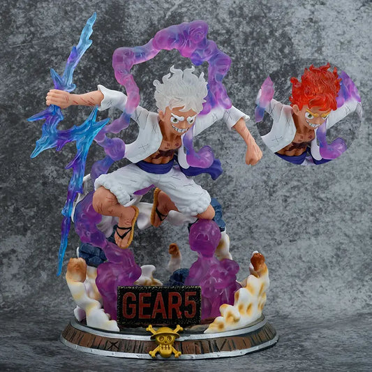 Luffy Gear 5 Double Head Premium Action Figure 37cm - One Piece
