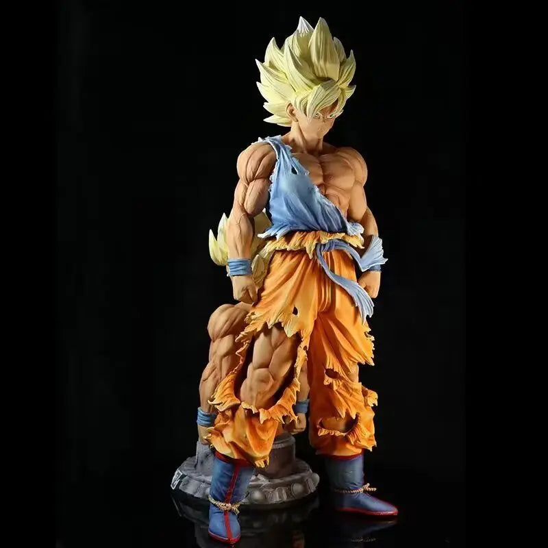 Super Saiyan Goku and Bust 42 & 26cm Action Figure - Dragon Ball Z