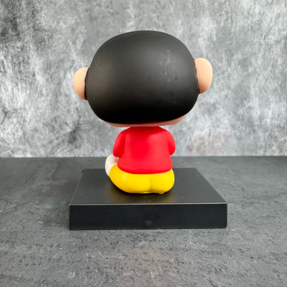 Shinchan & Shiro Cute Bobblehead 12cm