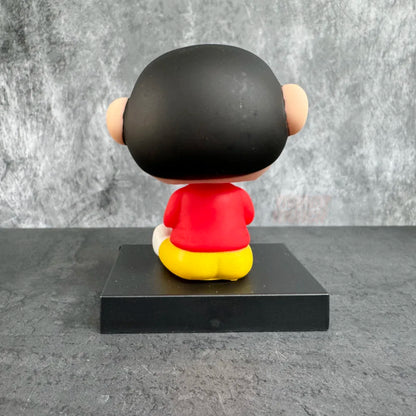 Shinchan & Shiro Cute Bobblehead 12cm