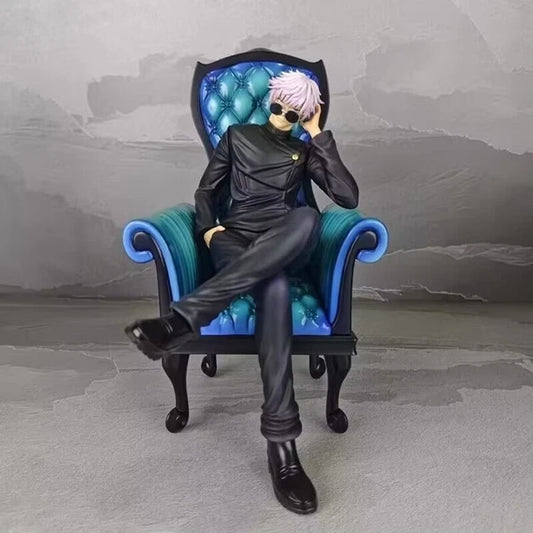 Satoru Gojo Geto Suguru Sitting Sofa 24cm Figure - Jujutsu Kaisen