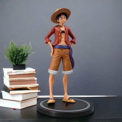 Straw Hat Monkey D. Luffy Action Figure With Stand (20 Cm Height) – One Piece