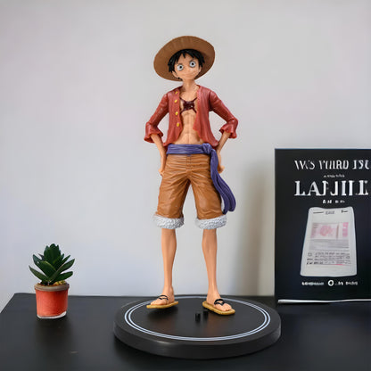 Straw Hat Monkey D. Luffy Action Figure With Stand (20 Cm Height) – One Piece